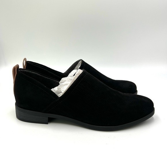 Dr. Scholl's Women's Ruler Black Microsuede Chevron Boots Booties Shooties 6 - Picture 2 of 14